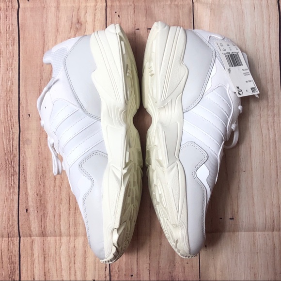 ADIDAS Yung 96 All White Sneakers Size 10.5 - Picture 3 of 6